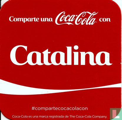 Comparte una Coca-Cola con Catalina