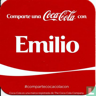 Comparte una Coca-Cola con Emilio