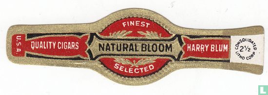 Natural Bloom Finest Selected - U.S.A. Quality Cigars - Harry Blum - Afbeelding 1