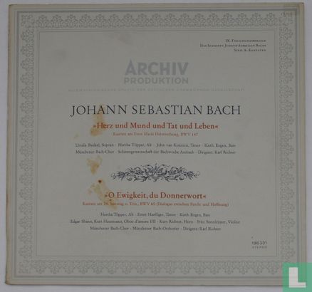 J.S. Bach / Herz und Mund und Tat und Leben - O Ewigkeit, du Donnerwort - Image 1
