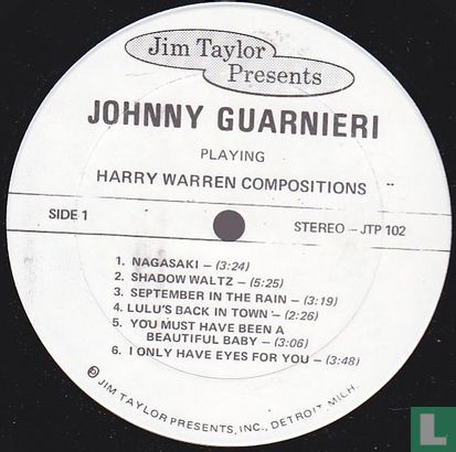 Johnny Guarnieri plays Harry Warren  - Afbeelding 3