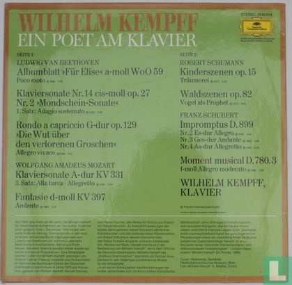 Wilhelm Kempff / Ein Poet am Klavier - Afbeelding 2