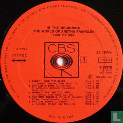 In the Beginning, the World of Aretha Franklin - 1960 1967 - Bild 3