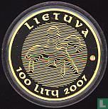 Lithuania 100 litu 2007 (PROOF) "1000th Anniversary of the name Lithuania" - Image 1
