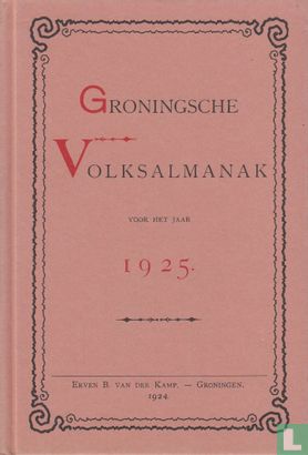 Groningsche Volksalmanak 1925 - Afbeelding 1