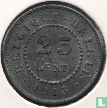 Belgium 25 centimes 1915 - Image 1