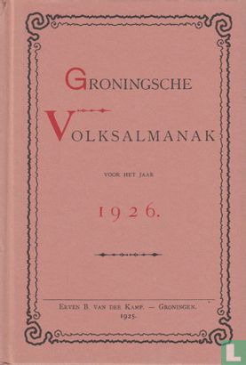 Groningsche Volksalmanak 1926 - Image 1