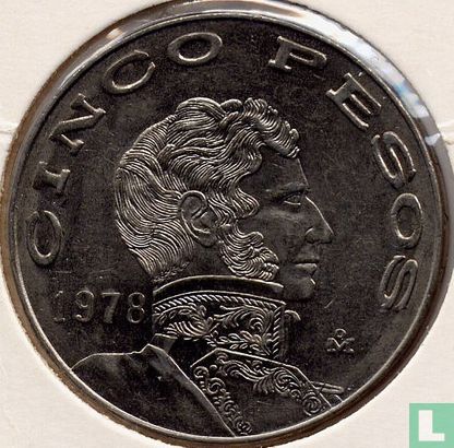 Mexico 5 pesos 1978 - Afbeelding 1