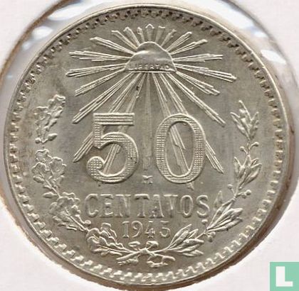 Mexico 50 centavos 1945 - Afbeelding 1