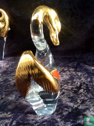 Murano zwaan verguld - Afbeelding 3