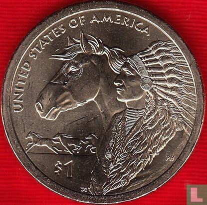 United States 1 dollar 2012 (P) "Native American" - Image 1