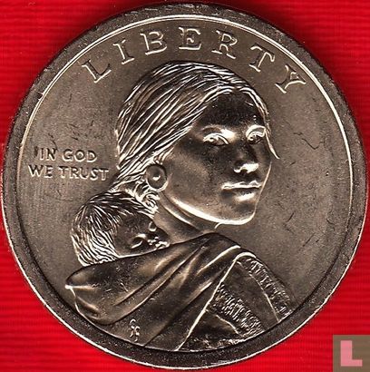 United States 1 dollar 2012 (P) "Native American" - Image 2