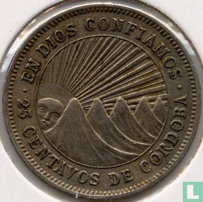 Nicaragua 25 centavos 1974 - Image 2