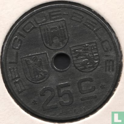 Belgium 25 centimes 1946 (FRA-NLD) - Image 2