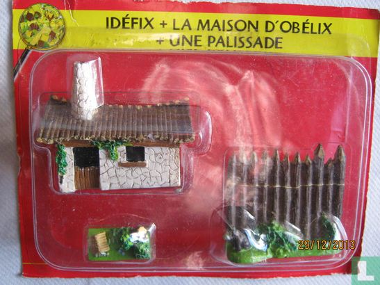 Idefix + la maison d'Obelix + une palissade - Afbeelding 1