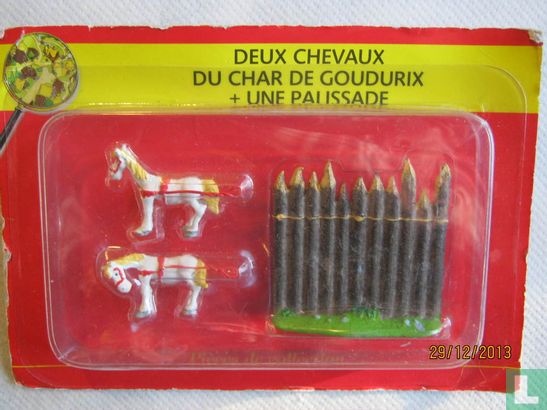 Deux Chevaux du char der Goudurix + Une Palisade - Bild 1