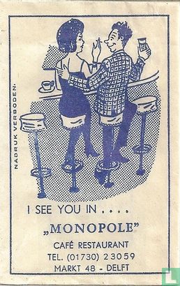 "Monopole" Café Restaurant - Afbeelding 1