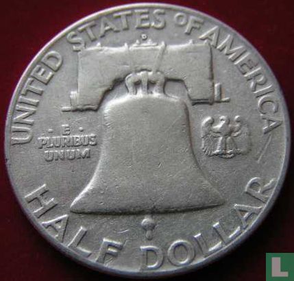États-Unis ½ dollar 1950 (D) - Image 2