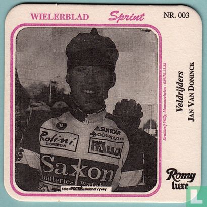 Wielrenners Wielerblad Sprint : Nr. 003 - Jan Van Doninck