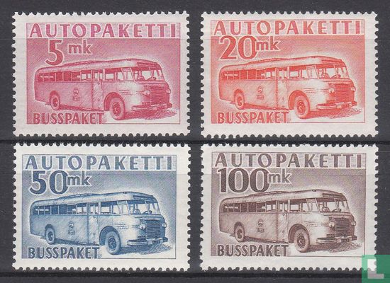 Bus parcel stamp 