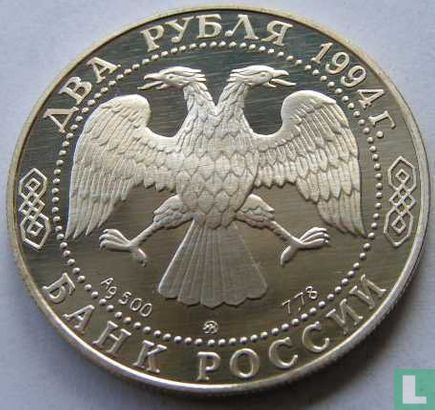Russia 2 rubles 1994 (PROOF) "150th anniversary Birth of Ilya Yefimovich Repin" - Image 1