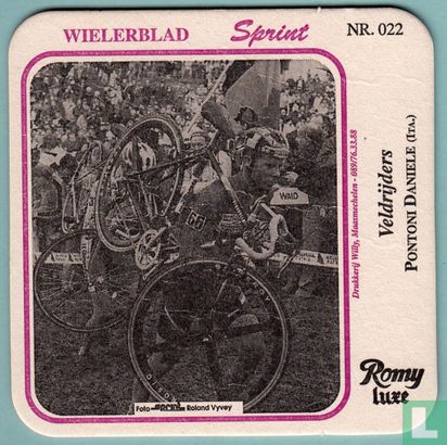Wielrenners Wielerblad Sprint : Nr. 022 - Pontoni Daniele