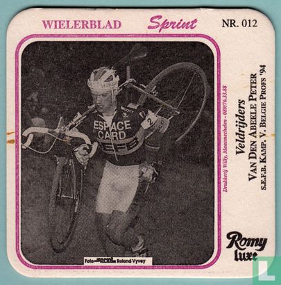 Wielrenners Wielerblad Sprint : Nr. 012 - Van Den Abeele Peter