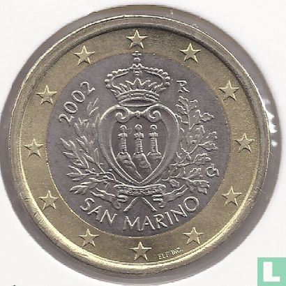 San Marino 1 euro 2002 - Image 1