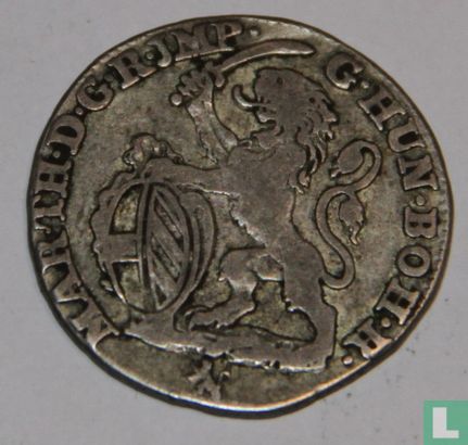 Oostenrijkse Nederlanden 1 schelling 1750 (leeuw) - Afbeelding 2