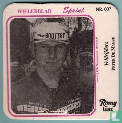 Wielrenners Wielerblad Sprint : Nr. 007 - Peter De Maere