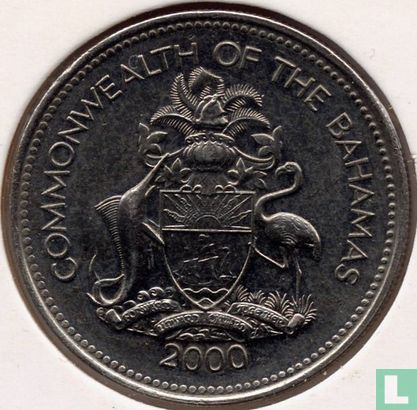 Bahama's 25 cents 2000 - Afbeelding 1