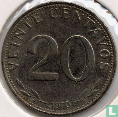 Bolivien 20 Centavos 1970 - Bild 1