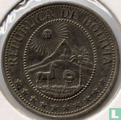 Bolivien 20 Centavos 1970 - Bild 2