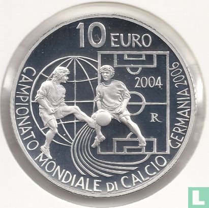 San Marino 10 euro 2004 (PROOF) "2006 Football World Cup in Germany" - Image 1