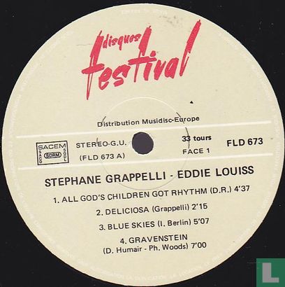 Stéphane Grappelli - Eddie Louiss  - Afbeelding 3
