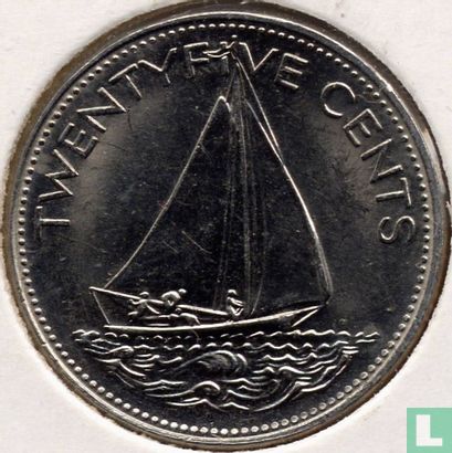 Bahamas 25 cents 1985 - Image 2