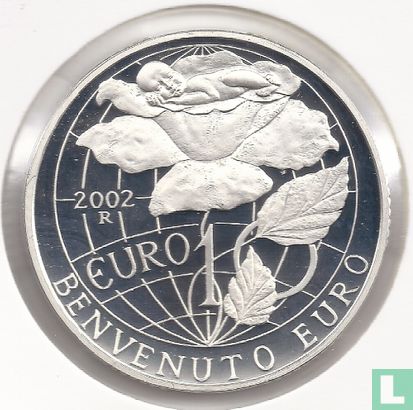 San Marino 10 euro 2002 (PROOF) "Welcome to the euro" - Image 1