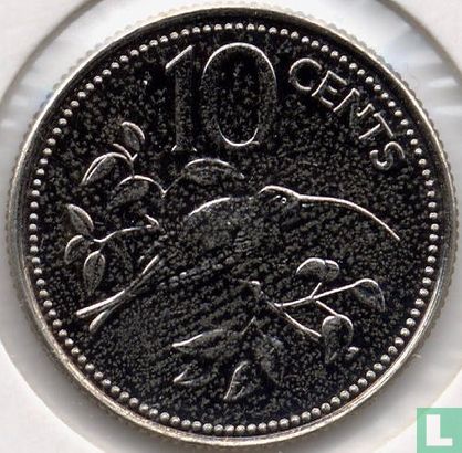 Belize 10 cents 1978 "Long-tailed hermit" - Image 2
