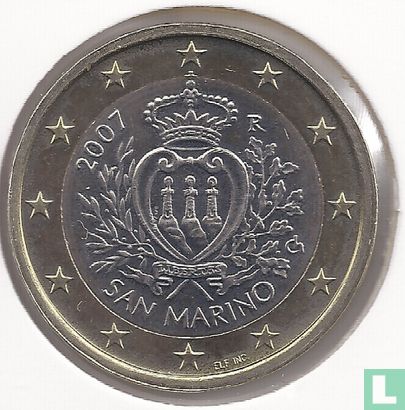 San Marino 1 Euro 2007 - Bild 1