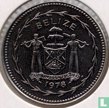 Belize 25 cents 1978 "Blue-crowned motmot" - Image 1
