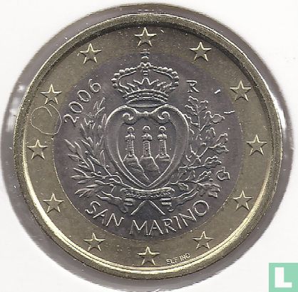San Marino 1 euro 2006 - Image 1