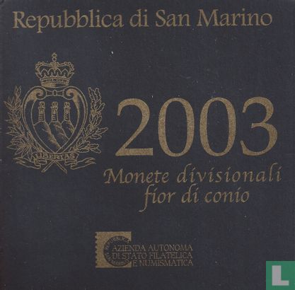San Marino 5 euro 2003 "1700 years Republic of San Marino" - Afbeelding 3