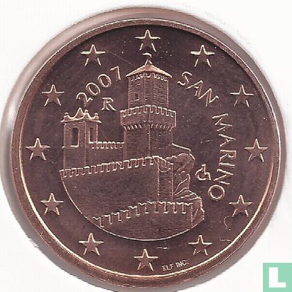 Saint-Marin 5 cent 2007 - Image 1