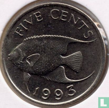 Bermuda 5 cents 1993 - Image 1