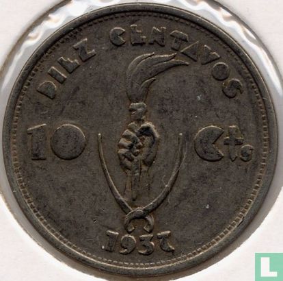 Bolivia 10 centavos 1937 - Afbeelding 1