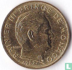 Monaco 10 centimes 1982 - Afbeelding 1