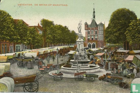 Deventer De Brink op Marktdag - Afbeelding 1