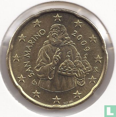 Saint-Marin 20 cent 2009 - Image 1