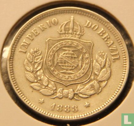 Brazil 100 réis 1888 - Image 1