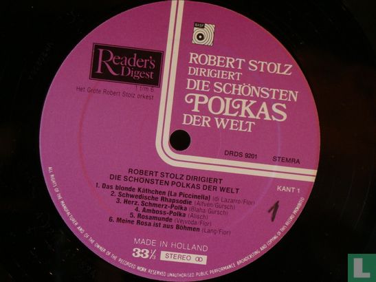 Het Beste van Robert Stolz - Plaat 10 - Die Schönsten Polkas Der Welt - Image 3